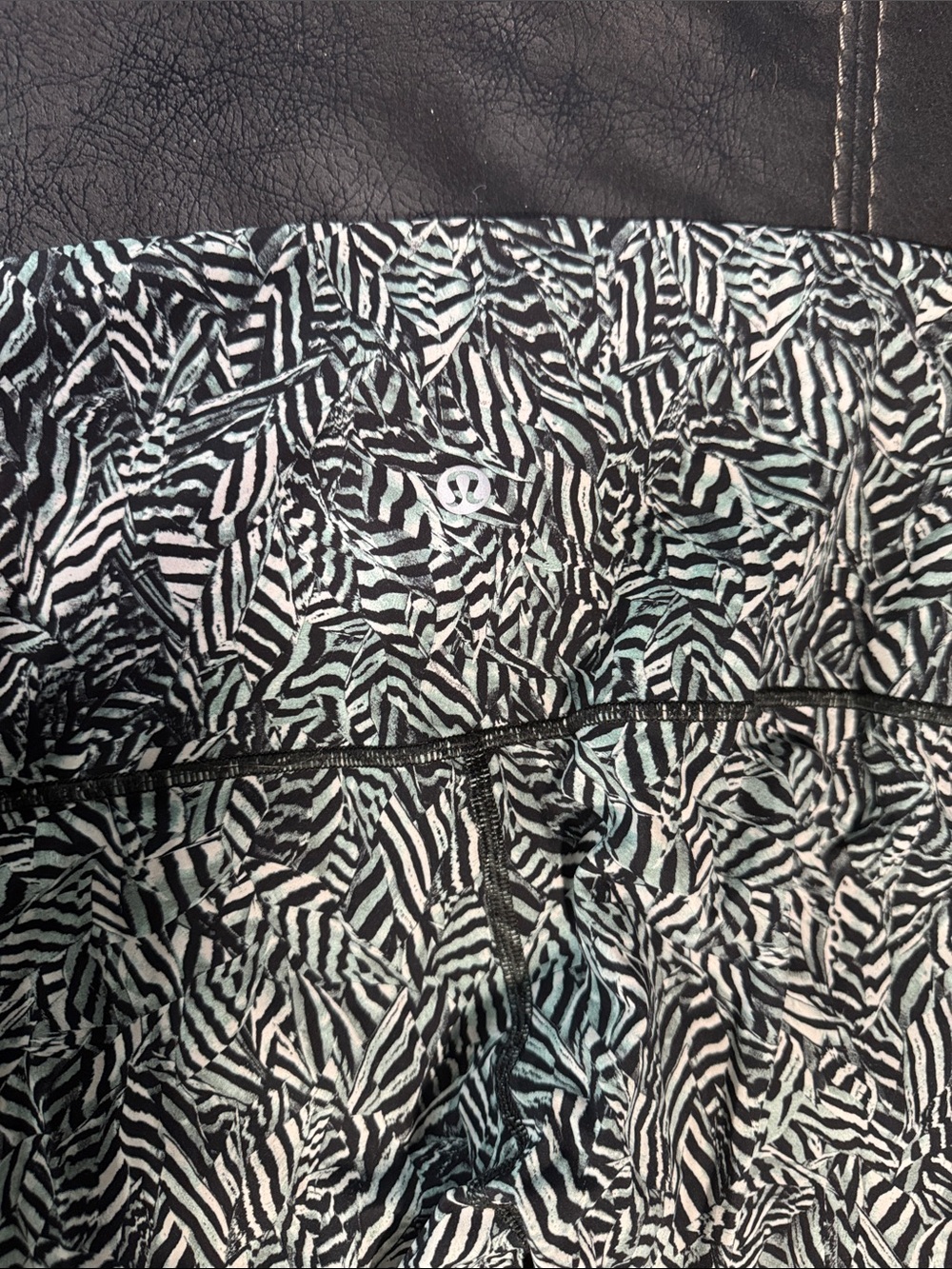 lululemon athletica Leggings bundle in Black, Purple, and zebra - Picture 3 of 9